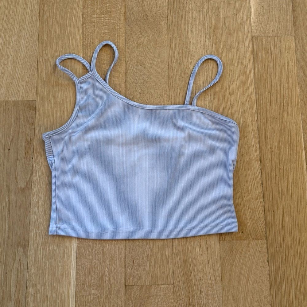 SHEIN Purple Sleeveless Fitted Crop Camisole